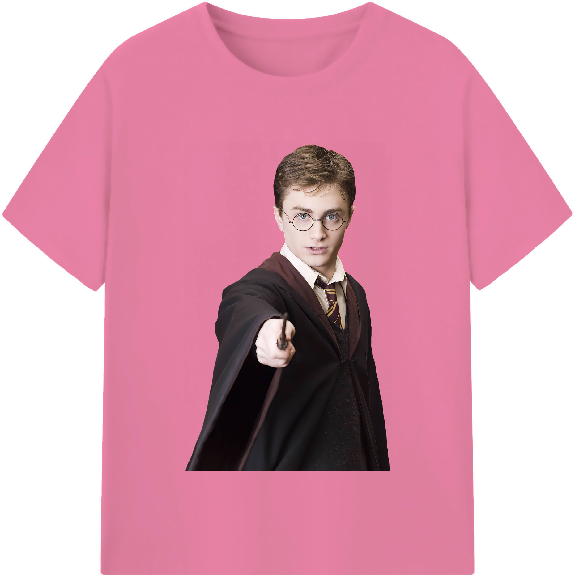 （画像用） Harry Potter ハリー・ポッターシリーズ 綿100％半袖Tシャツ（フロントプリント）